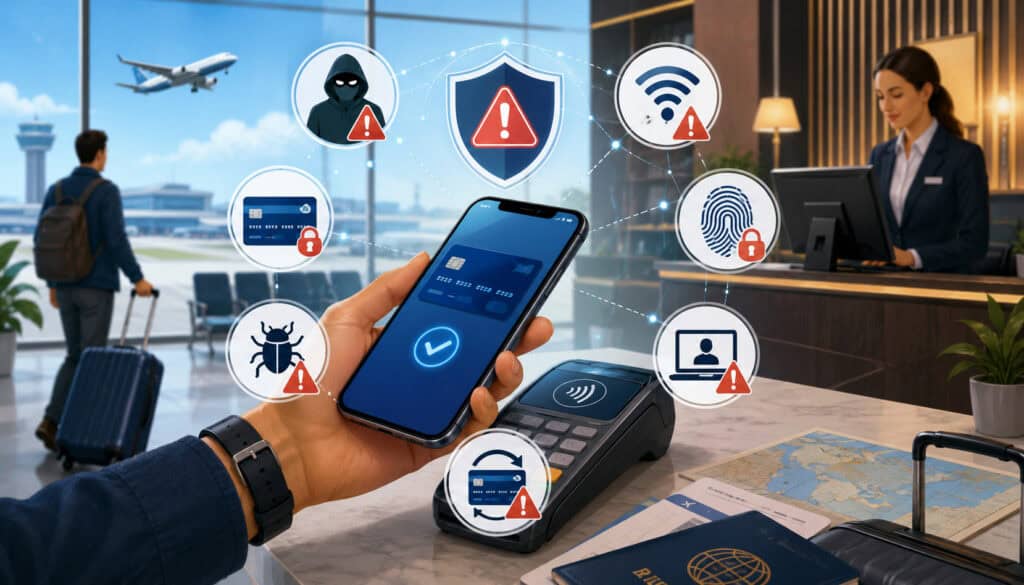 Mobile payment security risks for travel businesses