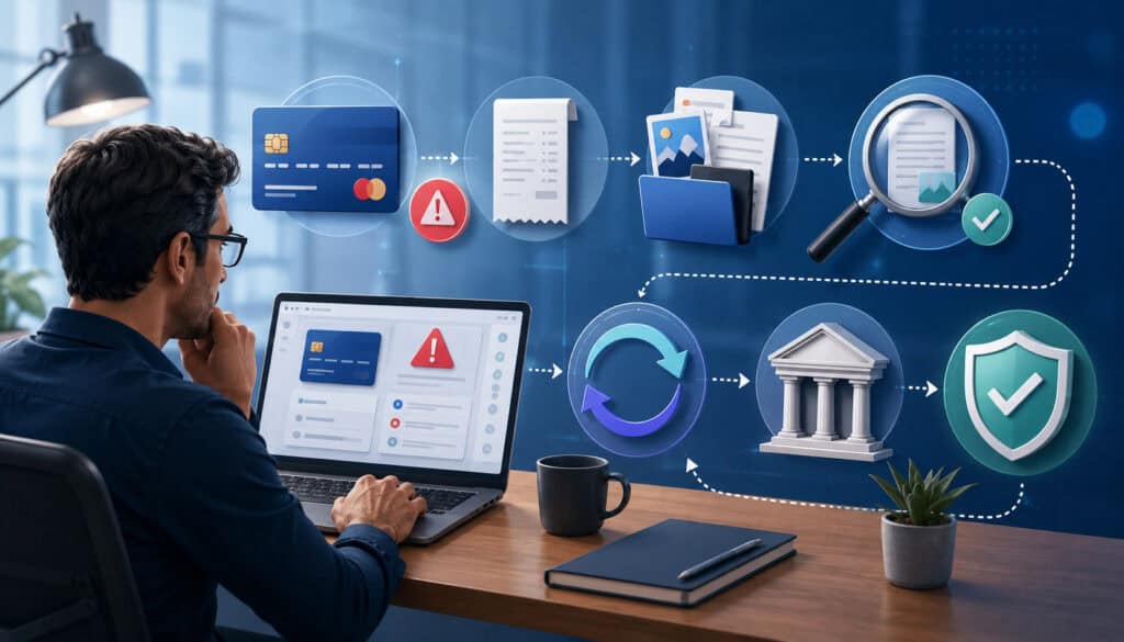 Chargeback representment process illustration