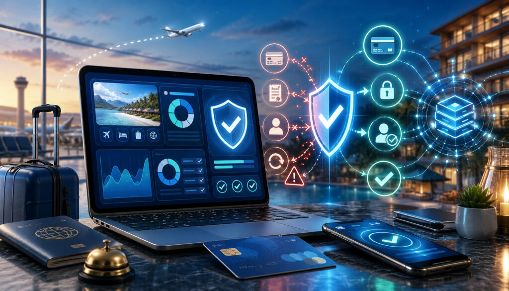 Travel chargeback prevention and payment security dashboard